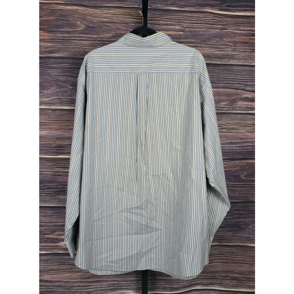 Roundtree & Yorke Gold Label Dress Shirt Women's Big 2X Striped Non Iron - Picture 7 of 12